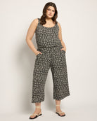Black Floral $|& SEAS Shores Print Jumpsuit - UGC On Fig