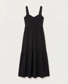 Black $|& SEAS Lotus Ruffle Hem Dress - Hanger Detail