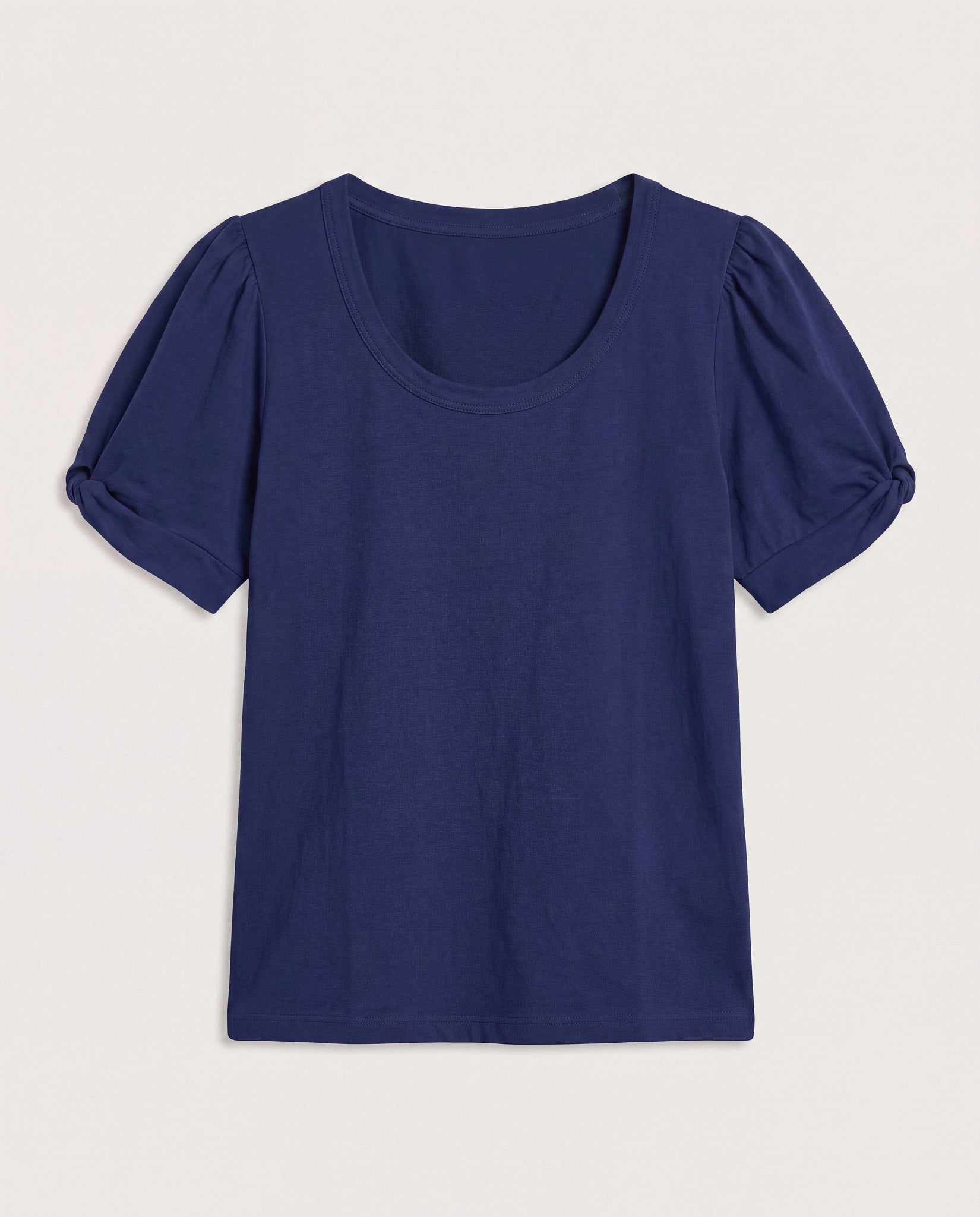 Sapphire $|& SEAS Destiny Twist Sleeve Tee - Hanger Detail