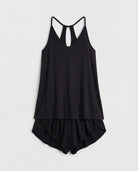 Black $|& SEAS Flirty Sleep Set - Hanger Detail