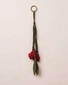 Multi $|& Day & Mood Leather Flower Bag Charm - Hanger Back
