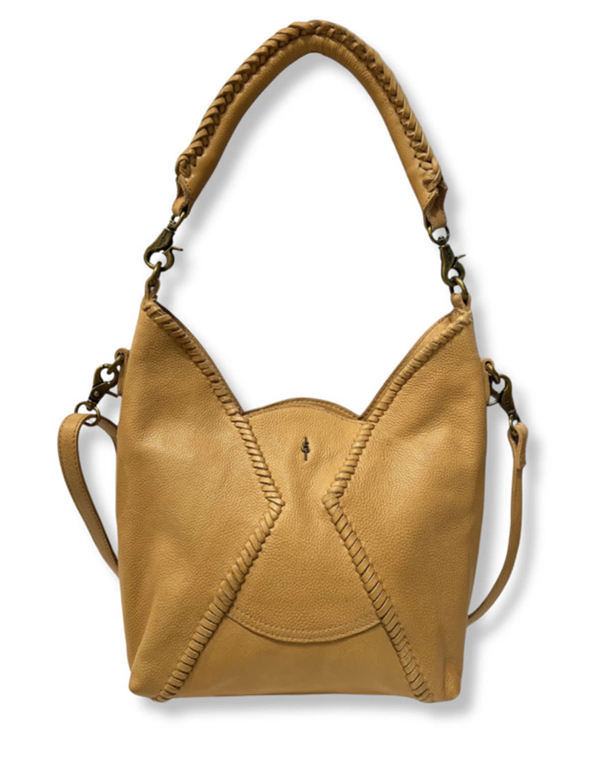 Camel $|& Day & Mood Riley Crossbody - VOF Detail