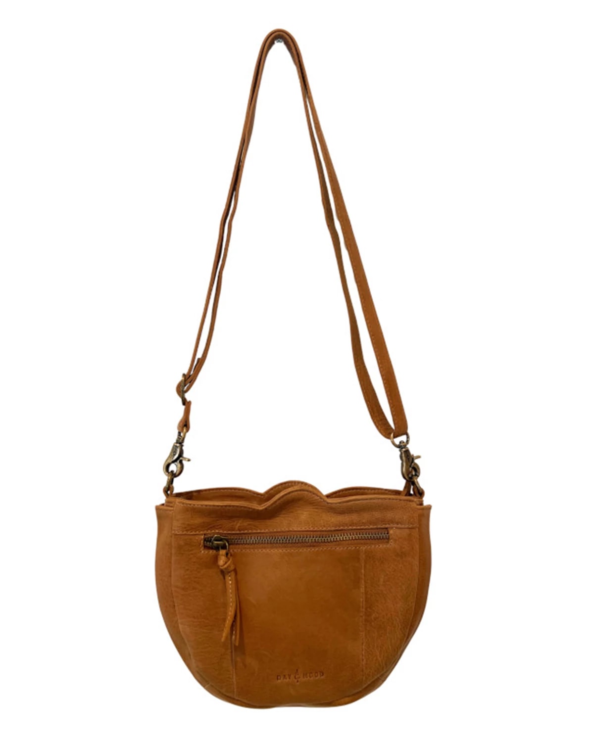 Toasted Coconut $|& Day & Mood Estella Detachable Fringe Crossbody - Hanger Side
