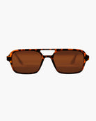 Caramel $|& INDY Ice Cube Sunglasses - VOF Detail