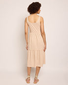 Cream/Taupe $|& SEAS Surf Tiered Dress - SOF Back