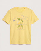 Sunshine $|& SEAS Floret Relaxed Tee "SORRENTO" - Hanger Detail