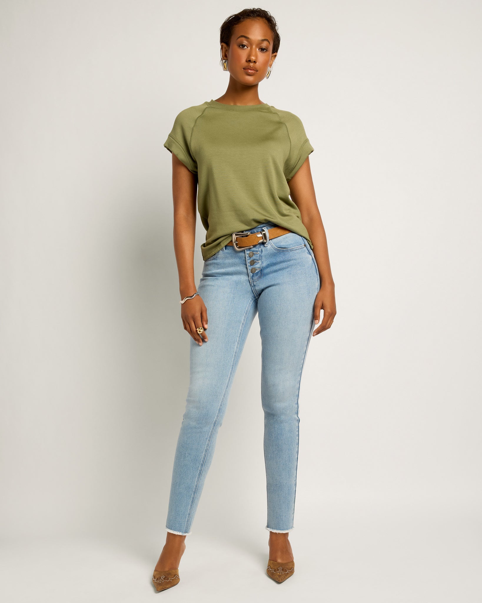 Moss $|& SEAS Fern Tee - UGC On Fig