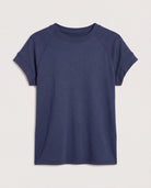 Navy $|& SEAS Fern Tee - Hanger Detail