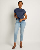 Navy $|& SEAS Fern Tee - UGC On Fig