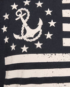 Mariner Midnight $|& SEAS Daisy Muscle Tank "NAUTICAL FLAG" - VOF Front