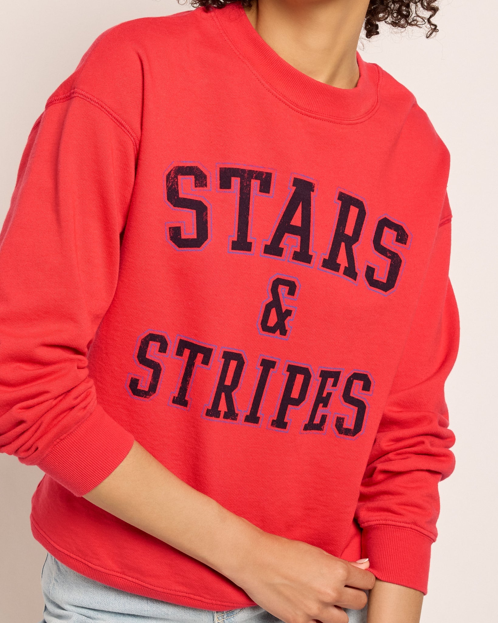 Cherry Pie $|& SEAS Blossom Sweatshirt  "STARS & STRIPES" - SOF Full Front