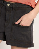 Vintage Black $|& SEAS Oasis Patch Pocket Short - SOF Full Front