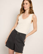 Graphite $|& SEAS Bailey Short - VOF Front