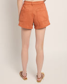 Terracotta $|& SEAS Casey Twill Short - SOF Back