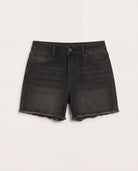 Black $|& SEAS Boyfriend Short - Hanger Detail