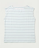 Natural Sea Glass $|& SEAS Brentwood Boat Neck Stripe Top - Hanger Detail