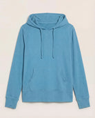 Tranquil Blue $|& SEAS Shoreline Hacci Pocket Hoodie - Hanger Detail
