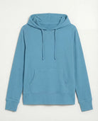 Tranquil Blue $|& SEAS Shoreline Hacci Pocket Hoodie - Hanger Detail