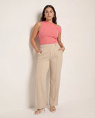 Peachy $|& SEAS Eden Pleated One Shoulder Top - UGC On Fig