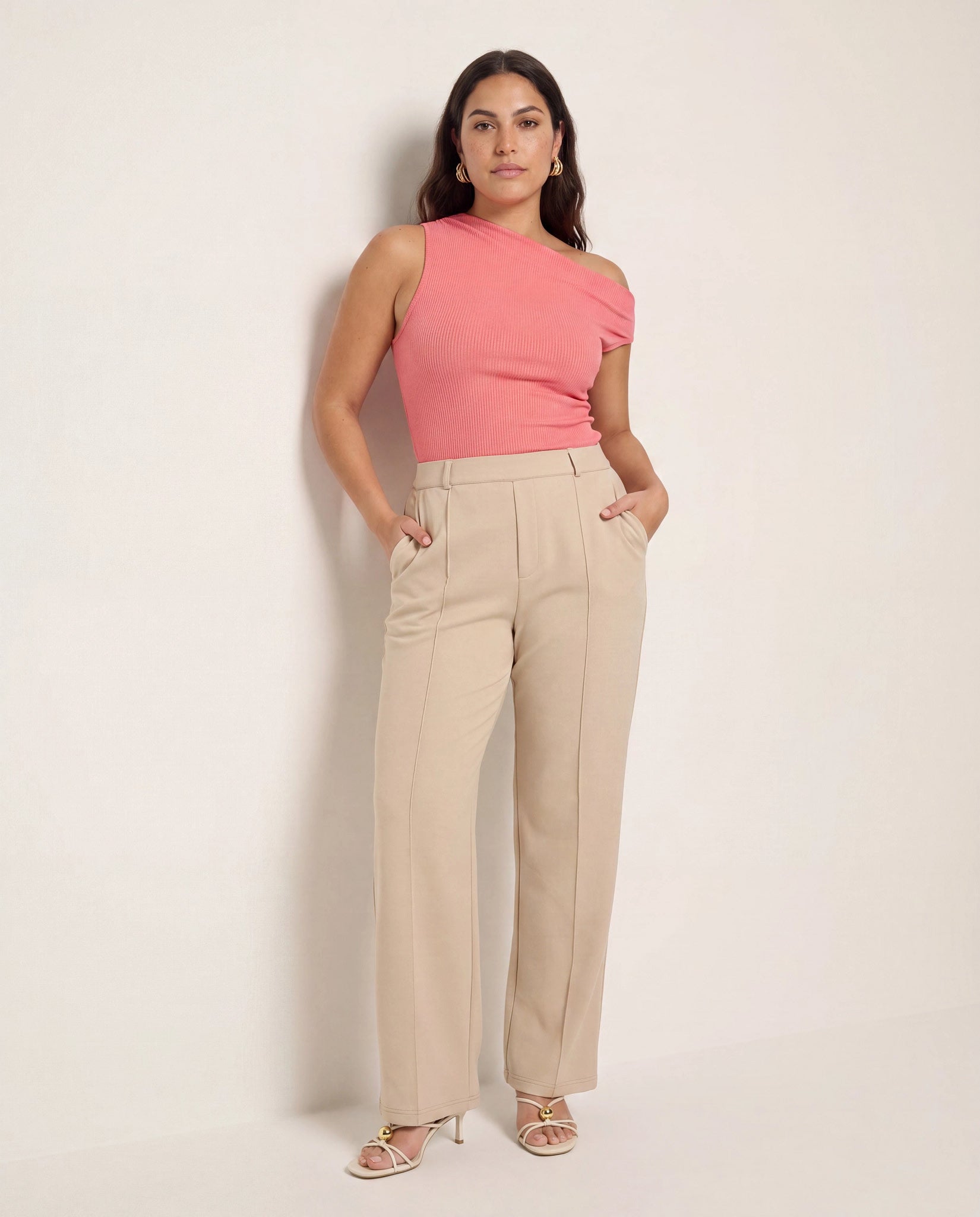 Peachy $|& SEAS Eden Pleated One Shoulder Top - UGC On Fig