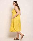 Pineapple $|& SEAS Regal Smocked Dress - VOF Front