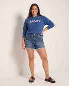 Storm $|& SEAS Maple Distressed Short - UGC On Fig