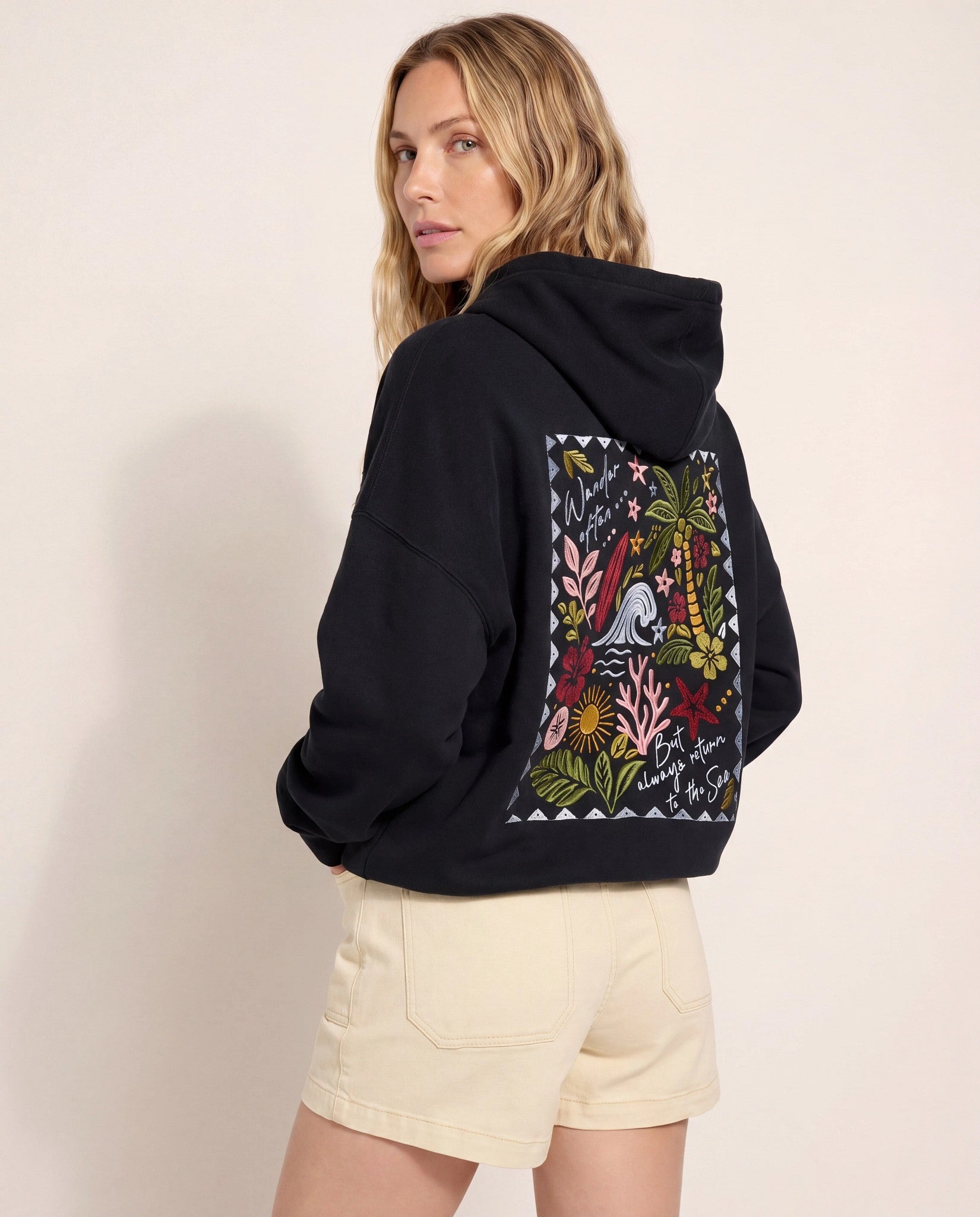 Midnight $|& SEAS Ryder "Tide Tripper" Graphic Hoodie - SOF Back
