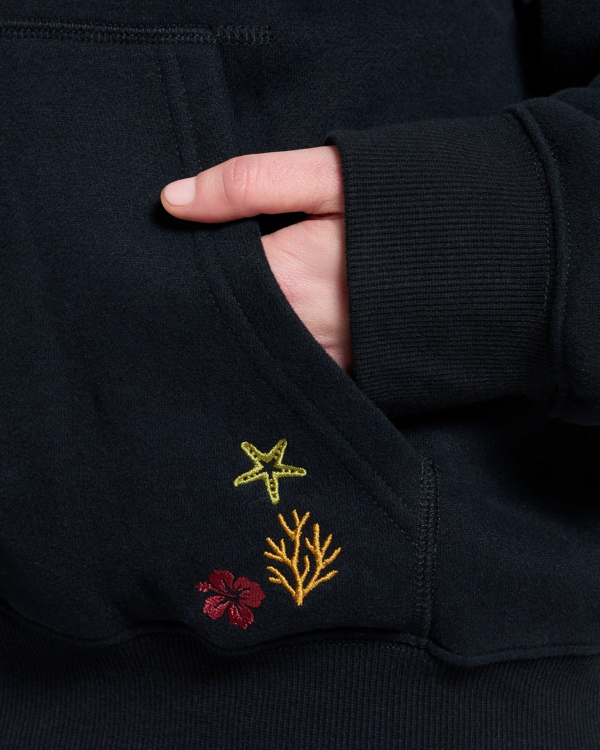 Midnight $|& SEAS Ryder "Tide Tripper" Graphic Hoodie - SOF Detail