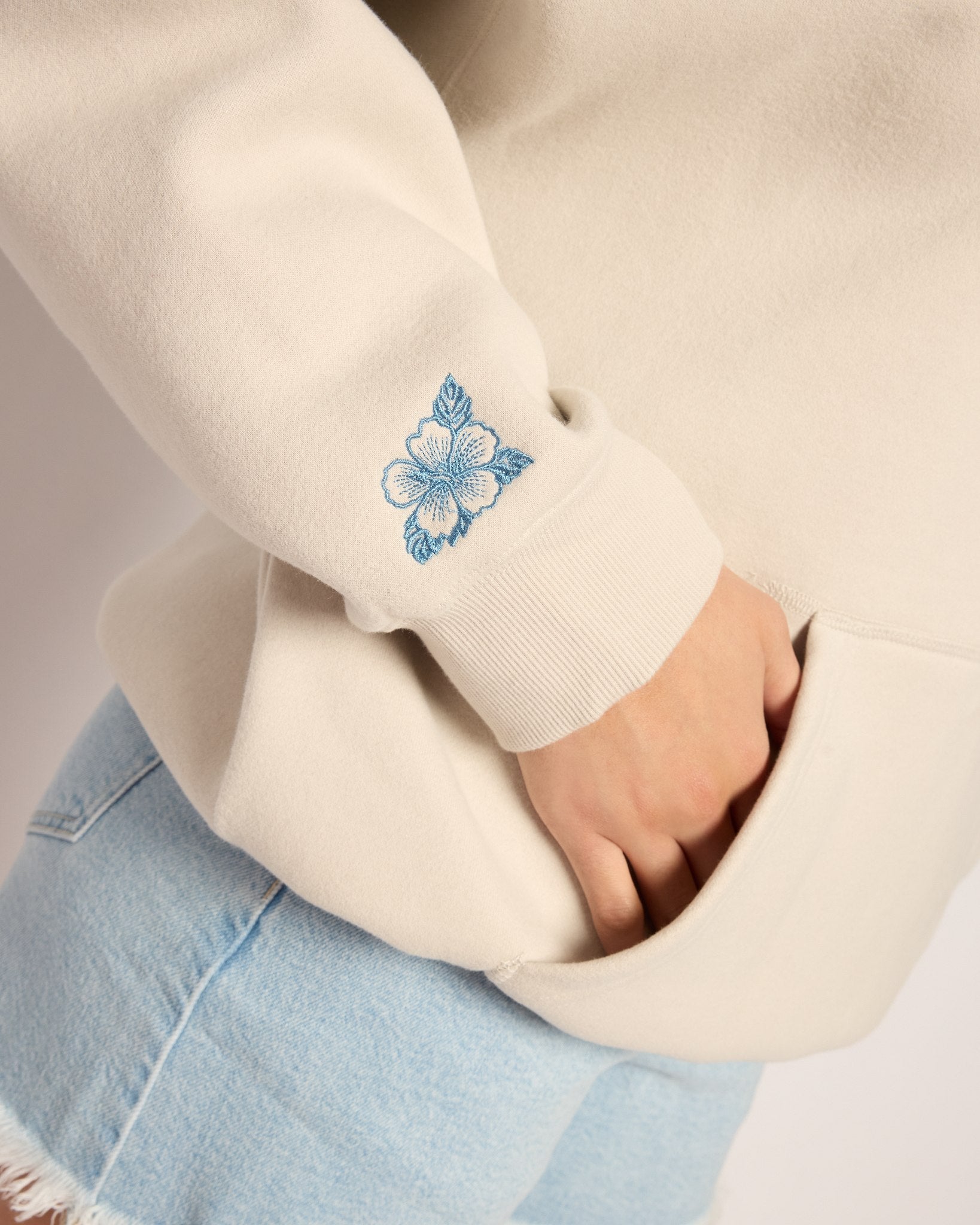 Cream $|& SEAS Ryder "Sun Chaser" Graphic Hoodie - VOF Front