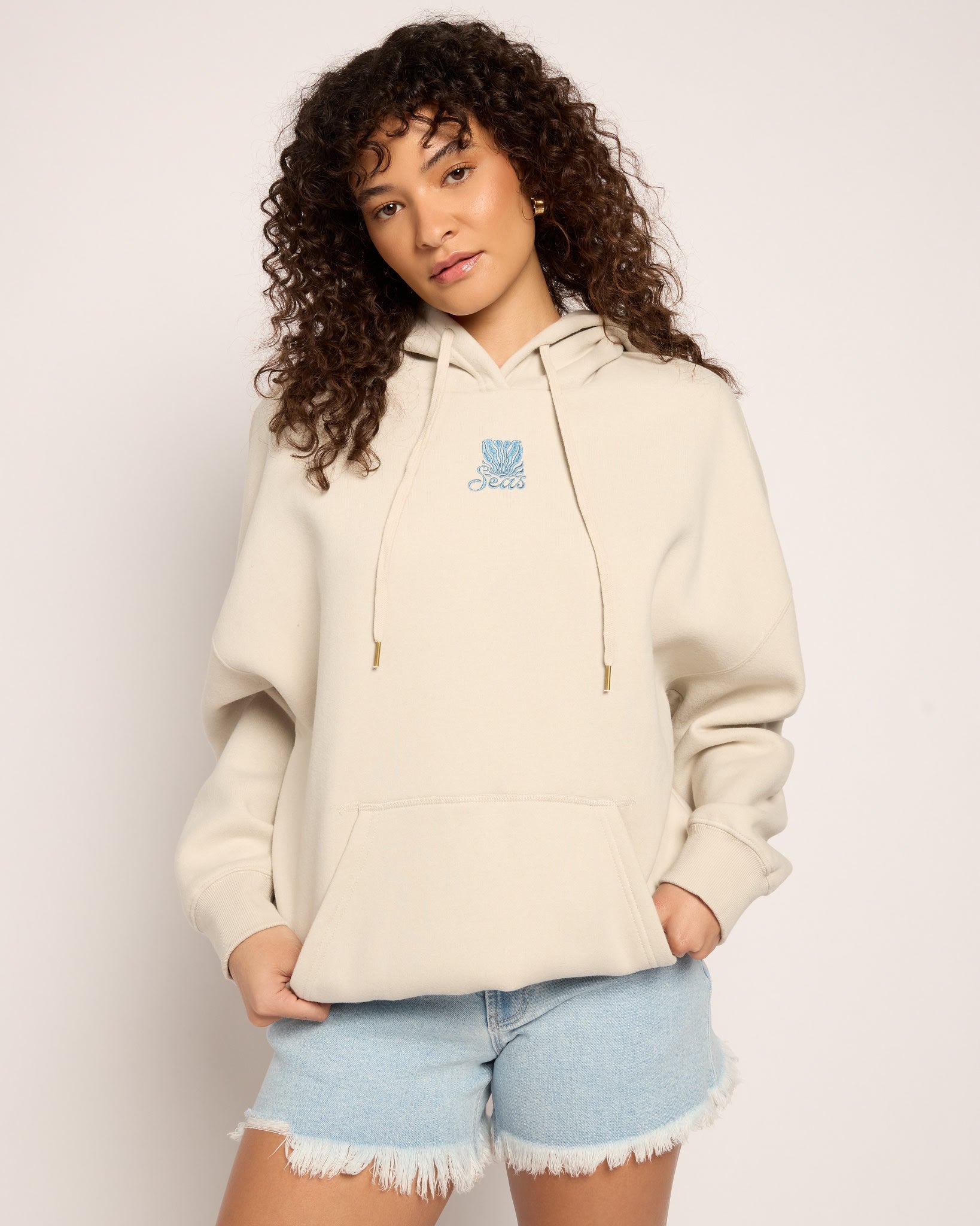 Cream $|& SEAS Ryder "Sun Chaser" Graphic Hoodie - SOF Front