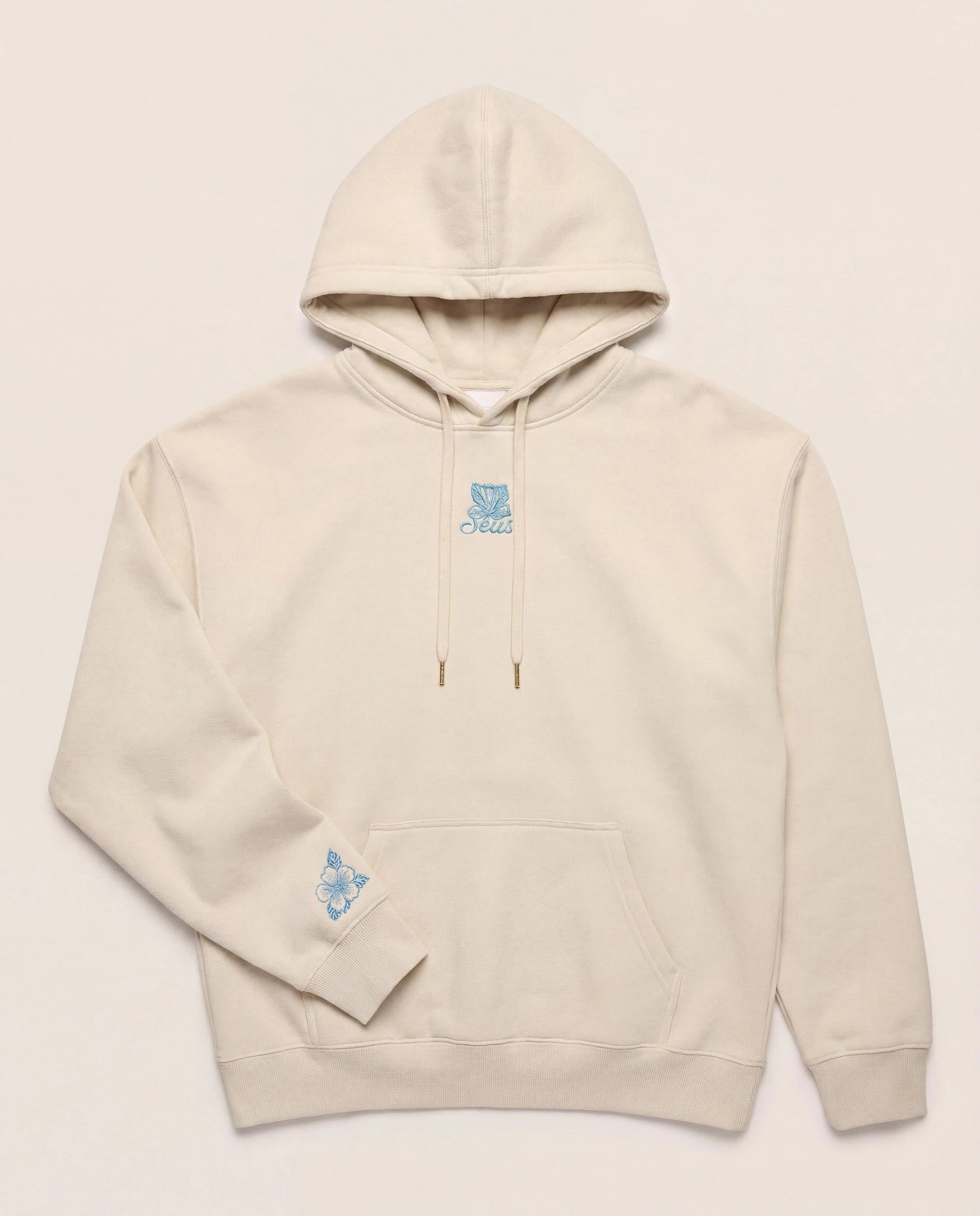 Cream $|& SEAS Ryder "Sun Chaser" Graphic Hoodie - Hanger Detail