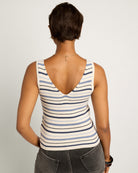 Cream Stripe $|& SEAS Sara Striped Tank