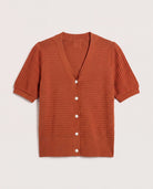 Cedar $|& SEAS Sunbelt Open Knit Sweater Top - Hanger Detail