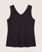 Black $|& SEAS Sammi Pleat Tank - Hanger Detail