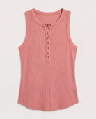 Cedar $|& SEAS Laura Henley Ribbed Tank - Hanger Detail