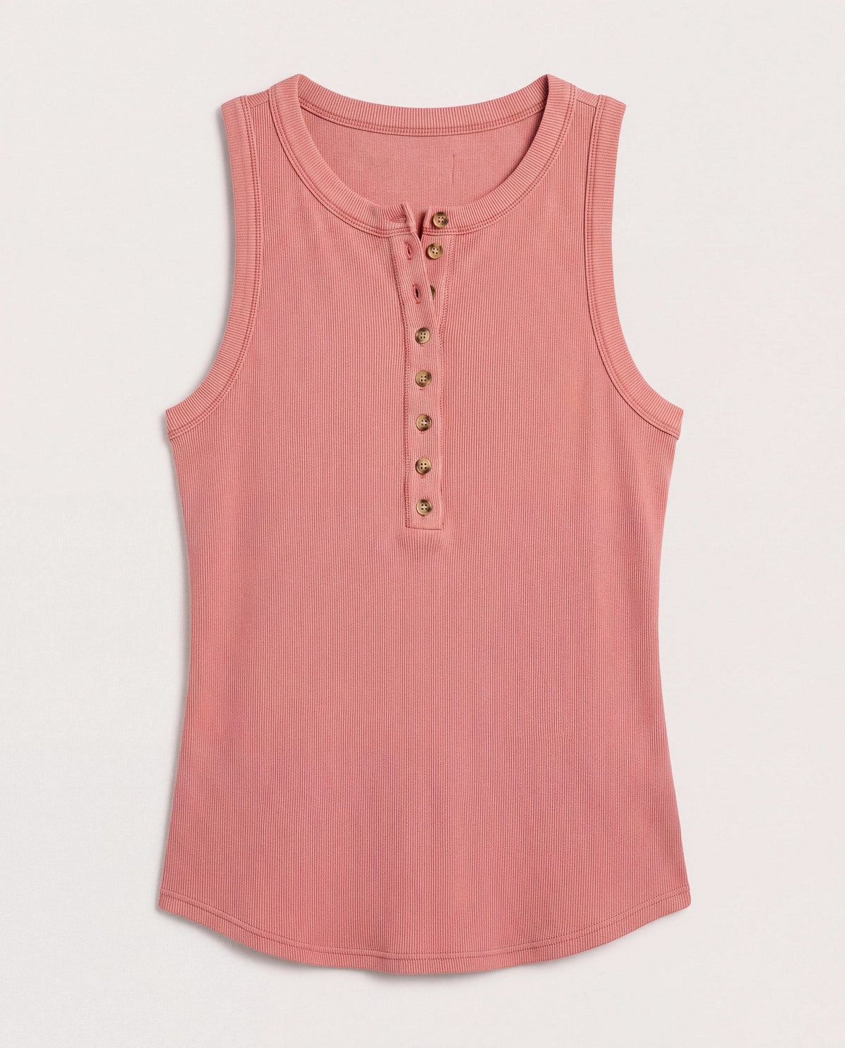 Cedar $|& SEAS Laura Henley Ribbed Tank - Hanger Detail