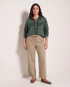 Pebble $|& SEAS Ellie Drawstring Straight Leg Pant - UGC On Fig