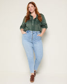 Lakeside $|& SEAS Lucy Button Front Skinny Jean - UGC On Fig