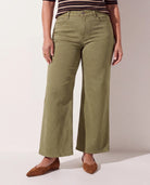Olive Branch $|& SEAS Layla Wide Leg Jean - SOF Front