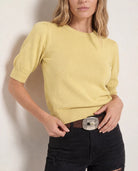 Saffron $|& SEAS Pacific Puff Short Sleeve Crew Neck