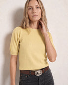 Saffron $|& SEAS Pacific Puff Short Sleeve Crew Neck