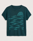 Laurel $|& SEAS Nora Dolman Graphic Sweater Tee - Hanger Detail