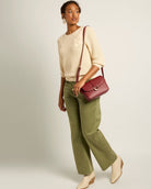 Cream $|& SEAS Penelope 3/4 Sleeve Sweater - UGC On Fig