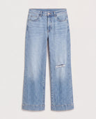 Saltwater $|& SEAS Gigi High Rise Boyfriend Ankle Jean - Hanger Detail