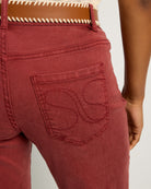 Bordeaux $|& SEAS Layla Wide Leg Pant - SOF Full Front