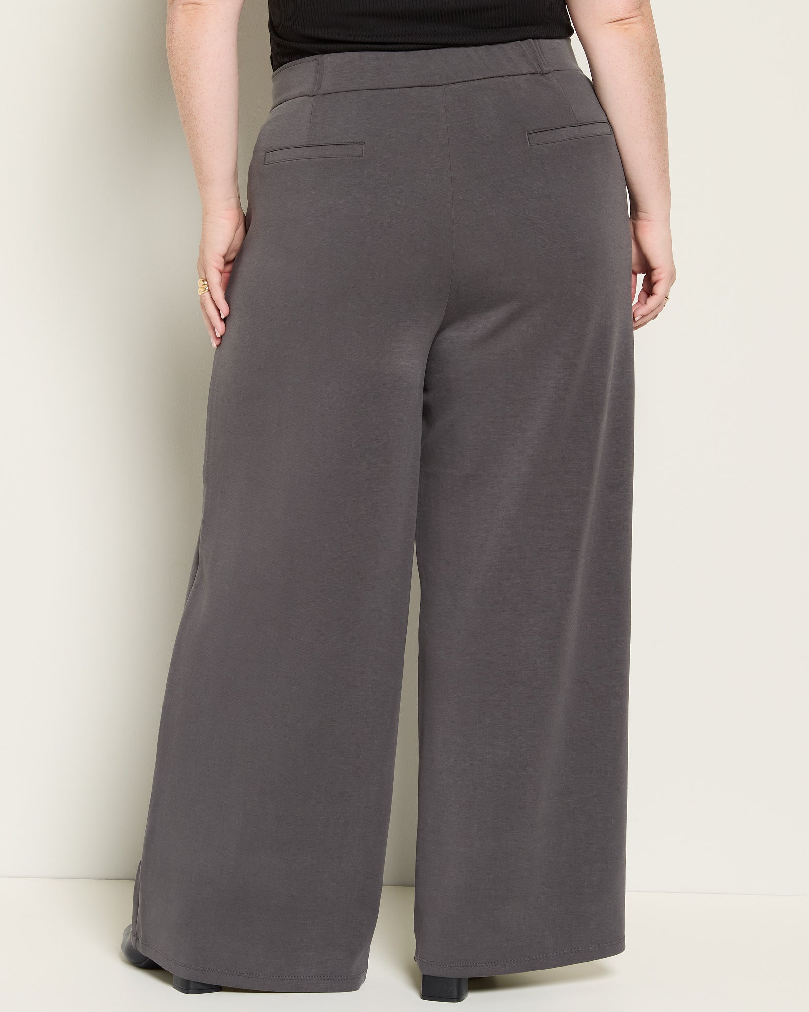 Cinder $|& SEAS Jenni Pleat Front Trouser - SOF Back