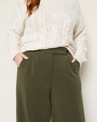Evergreen $|& SEAS Jenni Pleat Front Trouser - SOF Full Front
