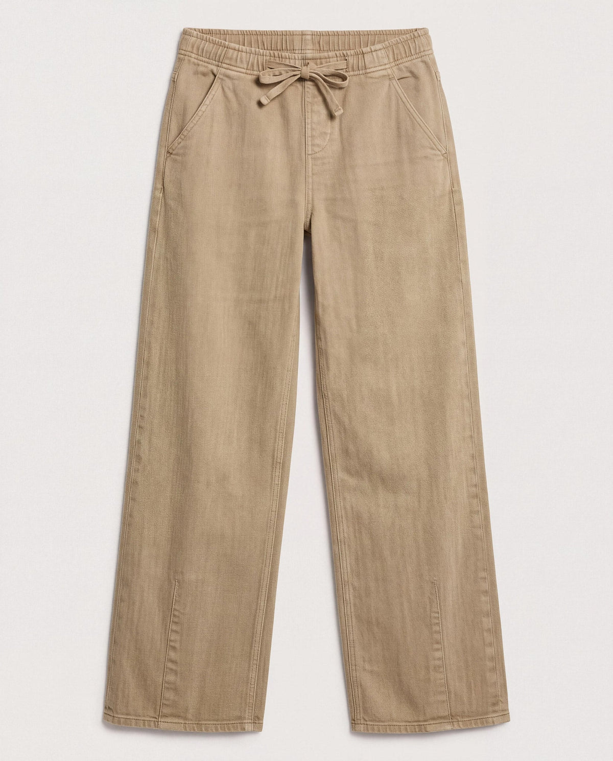 Pebble $|& SEAS Ellie Drawstring Straight Leg Pant - Hanger Detail