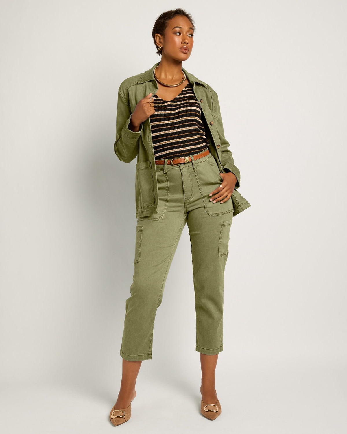 Olive Branch $|& SEAS Charlotte Utility Jacket - UGC On Fig