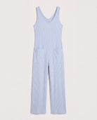 Denim Blue $|& SEAS Rested Jumpsuit - Hanger Detail